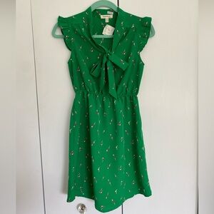 Monteau Green Patterned Dress